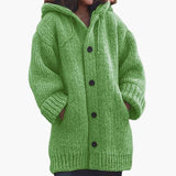 Women’s Hooded Cardigan with Long Cut