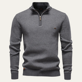 The Conwy Men's Quarter Zip Warm Winter Sweater