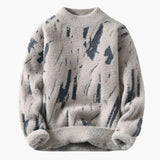 Cozy Men's Sweater with Print – warm & stylish