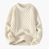 Casual Men's Knit Sweater – Warm & Stylish in Winter