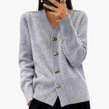 Women’s Cardigan with Heart Buttons