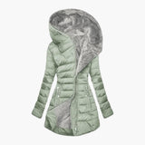 Women’s Winter Coat with Hood and Zipper