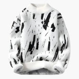 Cozy Men's Sweater with Print – warm & stylish