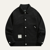 The Cala Luna Men’s Casual Button Up Lapel Corduroy Jacket
