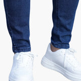 Men's Skinny Jeans with Slim Fit and Tapered Legs