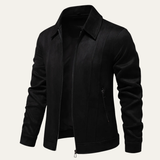 The Northgate Men's Casual Zip Up Biker Leather Jacket