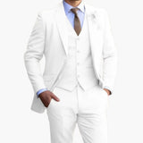 Men’s Formal Suit Set with Vest