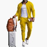 Men’s Two-Piece Set with Zip Jacket and Pants