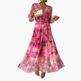 Long-Sleeve Summer Dress - Women's Fashion for Sunny Days