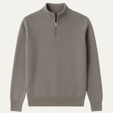 The Guildford Men's Old Money Half-Zip Navy Blue Sweater