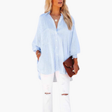 Casual Women's Shirt with Button Placket – Comfortable & Stylish