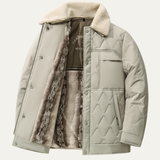 The Oristano Men's Winter Fleece Lined Luxury Baseball Jacket
