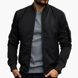 Men's Bomber Jacket with Side Pockets