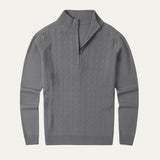 The Courchevel Quarter Zip Cashmere Sweater for Men
