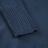 Women's sweater with turtleneck and ribbed texture