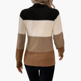 Women’s Pullover with Colorblock Design