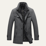 The Stonemont Men’s Smart Casual Wool Blend Winter Coat
