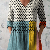 Nola | Long Blouse with Expressive Pattern