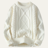 The Aberdeen Men’s Warm Chunky Fisherman Cable Knit Winter Sweater