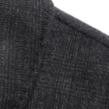 The Dobbiaco Men’s Winter Plaid Wool Blend Overcoat with Quilted Lining