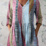 Noa | Long Blouse with Expressive Pattern