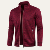 The Rovereto Men’s Classic Knit Zip Up Jacket