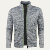 The Rovereto Men’s Classic Knit Zip Up Jacket