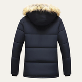 The Cremona Men’s Winter Warm Hooded Parka Jacket with Fur Collar