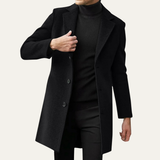 The San Candido Men’s Winter Wool Blend Slim Fit Overcoat