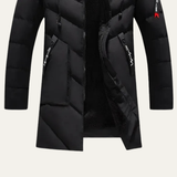 The Palermo Men's Hooded Thickened Fleece Collar Jacket
