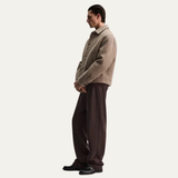 The Ravenna Men’s Casual Wool Winter Jacket – Taupe