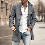 The Briarcliff Men's Long Plaid Check Winter Jacket