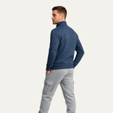 The Rovereto Men’s Classic Knit Zip Up Jacket