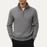 The Wendover Men's Quarter Zip Knitted Sweater