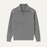 The Wendover Men's Quarter Zip Knitted Sweater