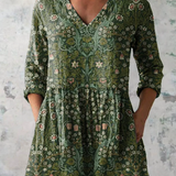 Skye | Long Blouse with Expressive Pattern
