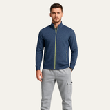 The Rovereto Men’s Classic Knit Zip Up Jacket