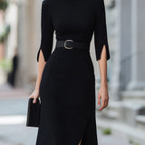 Kennedy Black Midi Dress