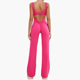 Wide Leg Jumpsuit for Women – Form-Fitting & Elegant