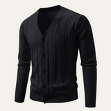 The Paisley Men's Lightweight V Neck Knit Cardigan Sweater