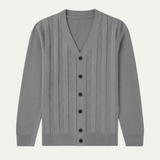 The Paisley Men's Lightweight V Neck Knit Cardigan Sweater