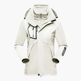 Women's Ski Jacket with Full Zipper and Removable Lining