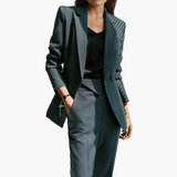 Elegant Blazer Suit for Women - with Tailored Pants