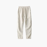 Men's Summer Pajama Set with Short Sleeve Shirt and Long Pants