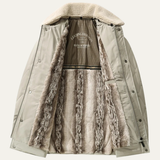 The Oristano Men's Winter Fleece Lined Luxury Baseball Jacket