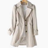 Women’s Trench Coat with Adjustable Waist