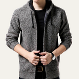 The Sutherland Men’s Casual Knit Zip Up Hoodie Jacket