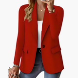 Women's Blazer with Lapels and Front Pockets