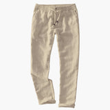 Men's Summer Pants with Elastic Waistband and Drawstring