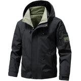 Men's Ski Jacket with Hood and Zipper